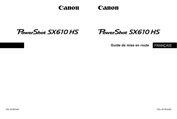 Mode d'emploi | Canon PowerShot SX610 HS Manuel utilisateur | Fixfr