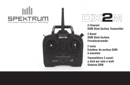 Spektrum DX2M 2Ch DSM Stick Surface Tx Only Manuel utilisateur