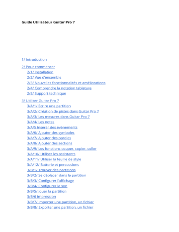 7.5 | Mode d'emploi | GUITAR PRO 7 Manuel utilisateur | Fixfr