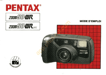 Pentax Série Zoom 90WR Manuel utilisateur | Fixfr