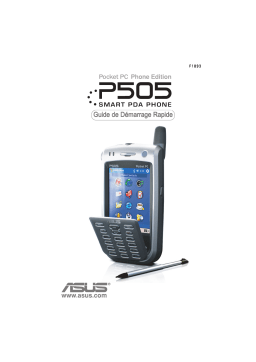 Asus P505 Manuel utilisateur