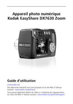 Kodak DX7630 Manuel utilisateur