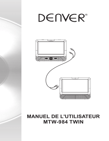 Denver MTW-984TWIN Twinset Manuel utilisateur | Fixfr