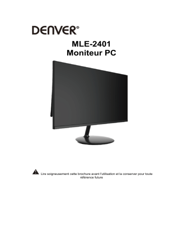 Denver MLE-2401 24” FULL HD PC monitor Manuel utilisateur | Fixfr