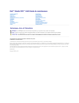 Dell Studio XPS 1640: Guide de maintenance + IA