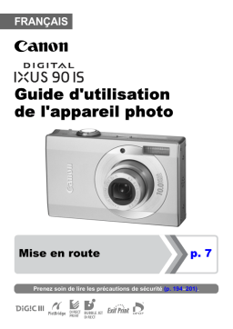 Canon IXUS 90 IS Manuel utilisateur