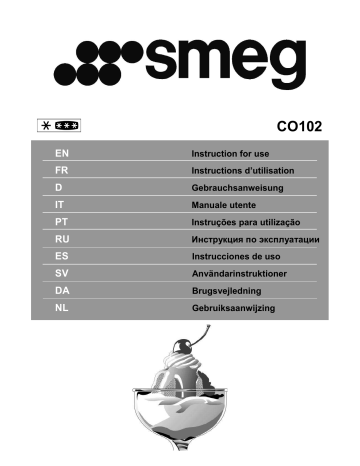 Manuel du propriétaire | Smeg CO102 Manuel utilisateur | Fixfr