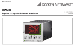 Gossen MetraWatt R2500 Operating instrustions