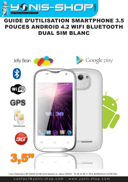 Yonis Smartphone 3.5" Android 4.2 Dual SIM Manuel utilisateur