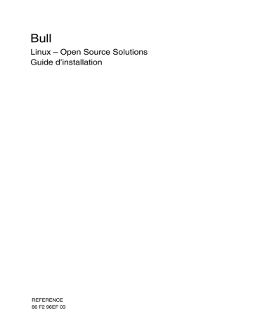 Bull Linux - Open Source Solutions Guide d'installation | Fixfr