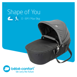 BEBE CONFORT ShapeOfYou Carrycot Stroller Manuel utilisateur