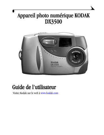Mode d'emploi | Kodak EasyShare DX3500 Manuel utilisateur | Fixfr