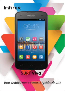 Infinix Surf Viva Manuel utilisateur