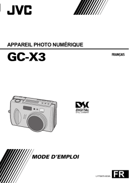 JVC GC-X3 Manuel utilisateur