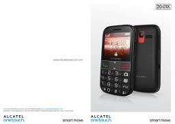 Alcatel 2001X Mode d'emploi