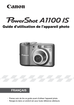 Canon PowerShot A1100 IS Manuel utilisateur