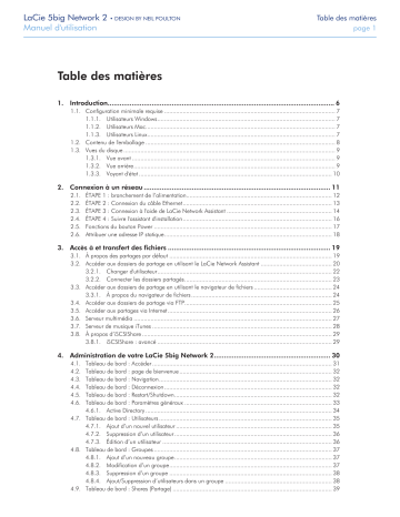 Manuel du propriétaire | LaCie 5big Network 2 Manuel utilisateur | Fixfr