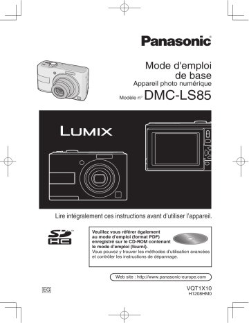 Panasonic DMC LS85 Mode d'emploi | Fixfr