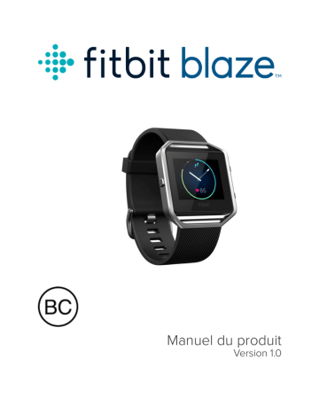 Fitbit Blaze Mode d'emploi | Fixfr