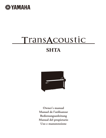 Manuel du propriétaire | Yamaha TRANSACOUSTIC (SHTA) Manuel utilisateur | Fixfr