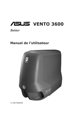 Asus VENTO 3600 Manuel utilisateur