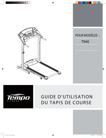 Manuel du propriétaire | Tempo Fitness T940 Manuel utilisateur | Fixfr