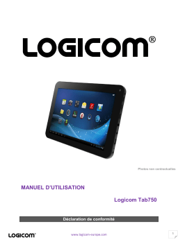 Logicom TAB 750 Manuel utilisateur