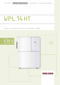 STIEBEL ELTRON WPL 14 HT Manuel utilisateur