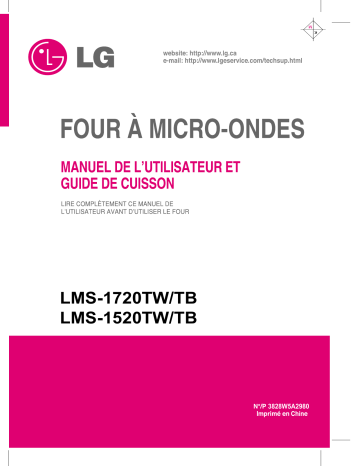 LG MS-1542AY Manuel du propriétaire | Fixfr