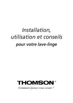 Thomson TE1562 Manuel utilisateur