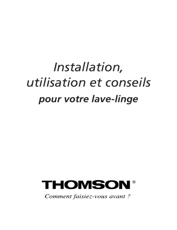 TE1362 | TE1262 | Manuel du propriétaire | Thomson TE1562 Manuel utilisateur | Fixfr