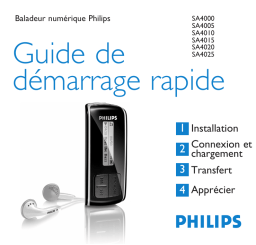Philips SA4000 Manuel utilisateur