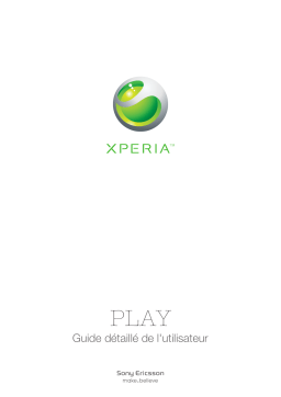 Sony Xperia Play Manuel utilisateur