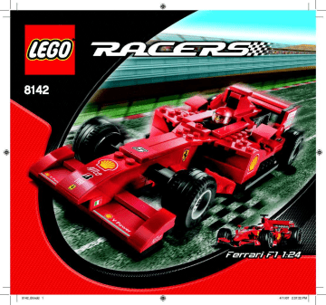 Guide d'installation | Lego 8142 Ferrari F1 1:24 Manuel utilisateur | Fixfr