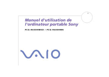 Manuel du propriétaire | Sony PCG-R600HMKD Manuel utilisateur | Fixfr