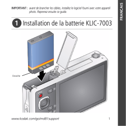 Kodak MD81 Manuel utilisateur