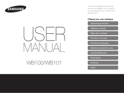 Samsung WB100 Mode d'emploi