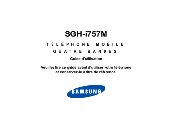 SGH-i757M | Mode d'emploi | Samsung Galaxy S II HD LTE Manuel utilisateur | Fixfr