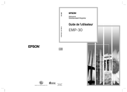 Epson EMP-30 Manuel utilisateur