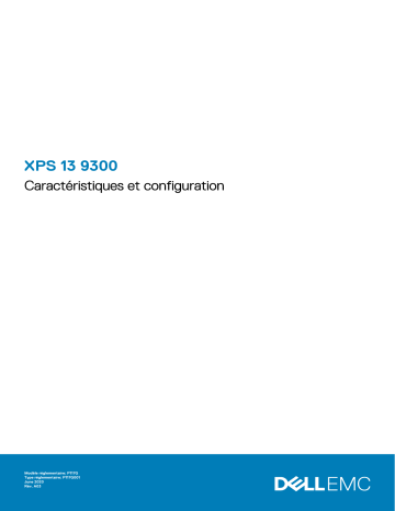 Dell XPS 13 9300 laptop spécification | Fixfr