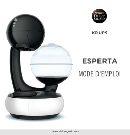 Krups Nescafe Dolce Gusto Esperta - KP310510 Manuel utilisateur