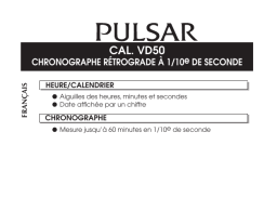 Pulsar VD50 Manuel utilisateur