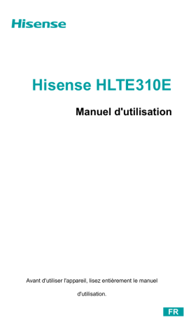 Hisense Infinity H12 Mode d'emploi | Fixfr