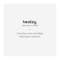 Castorama Module de pilotage de radiateur Heatzy Manuel utilisateur