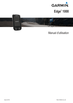 Garmin Edge 1000 Manuel utilisateur