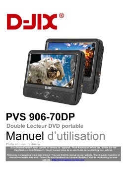 D-JIX PVS 906-70DP Manuel utilisateur