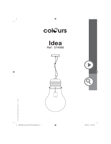 Colours IDEA Mode d'emploi | Fixfr