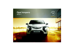 Opel Ampera 2011-2015 Manuel du propriétaire
