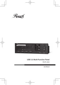 Rosewill RCR-300 Hub Manuel utilisateur