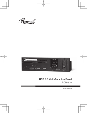 Rosewill RCR-300 Hub Manuel utilisateur | Fixfr